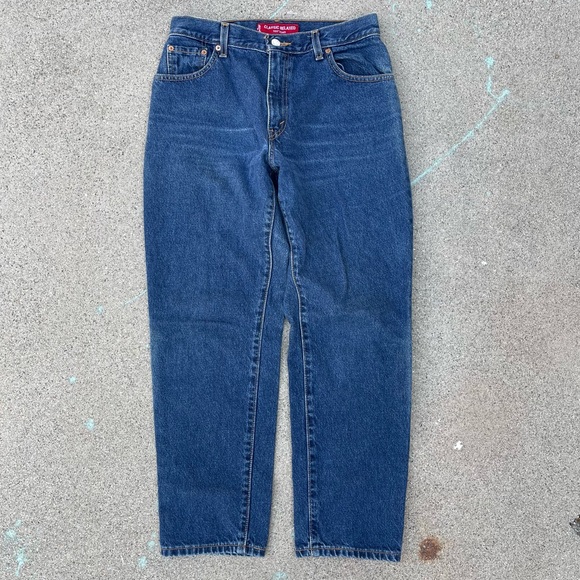 Vtg Levi's 550 Jeans Womens Blue Relaxed Fit Tapered Leg Y2K size 10 preloved - Picture 2 of 5